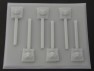 327sp Wet Robert Face Chocolate or Hard Candy Lollipop Mold